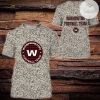 Washington Football Plaid Flannel All Over Print Hoodie