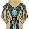 Native American Necklace 3D Hoodie