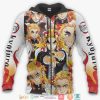 Kyojuro Rengoku Flame Hashira Kimetsu Anime 3D Hoodie
